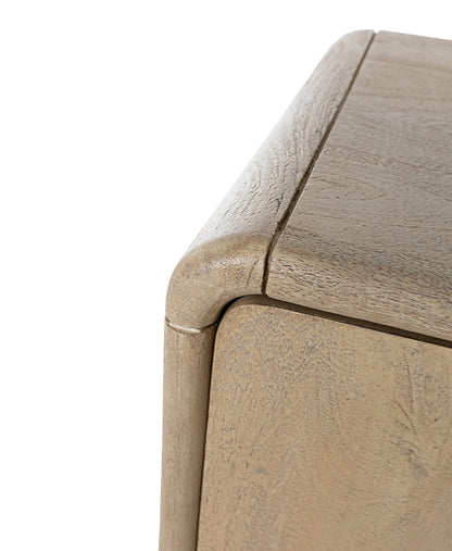 Commode 85 met 2 deuren, Acacia Weathered Wood