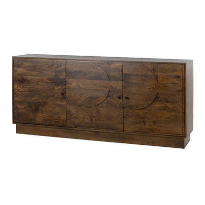 Dressoir 180 met 3 deuren, Dark Walnut