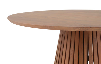 Eetkamertafel Ø130, Acacia Naturale
