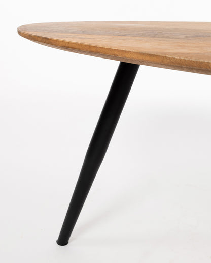 Kassel salontafel organisch, set van 2, Smooth Natural (17mm)