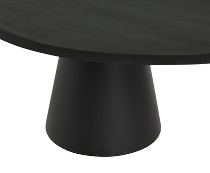Salontafel 120, geometrisch, Black