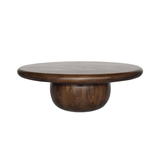 Salontafel Ø90, H30, Mango Walnut