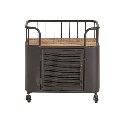 Wire trolleytafel met deur